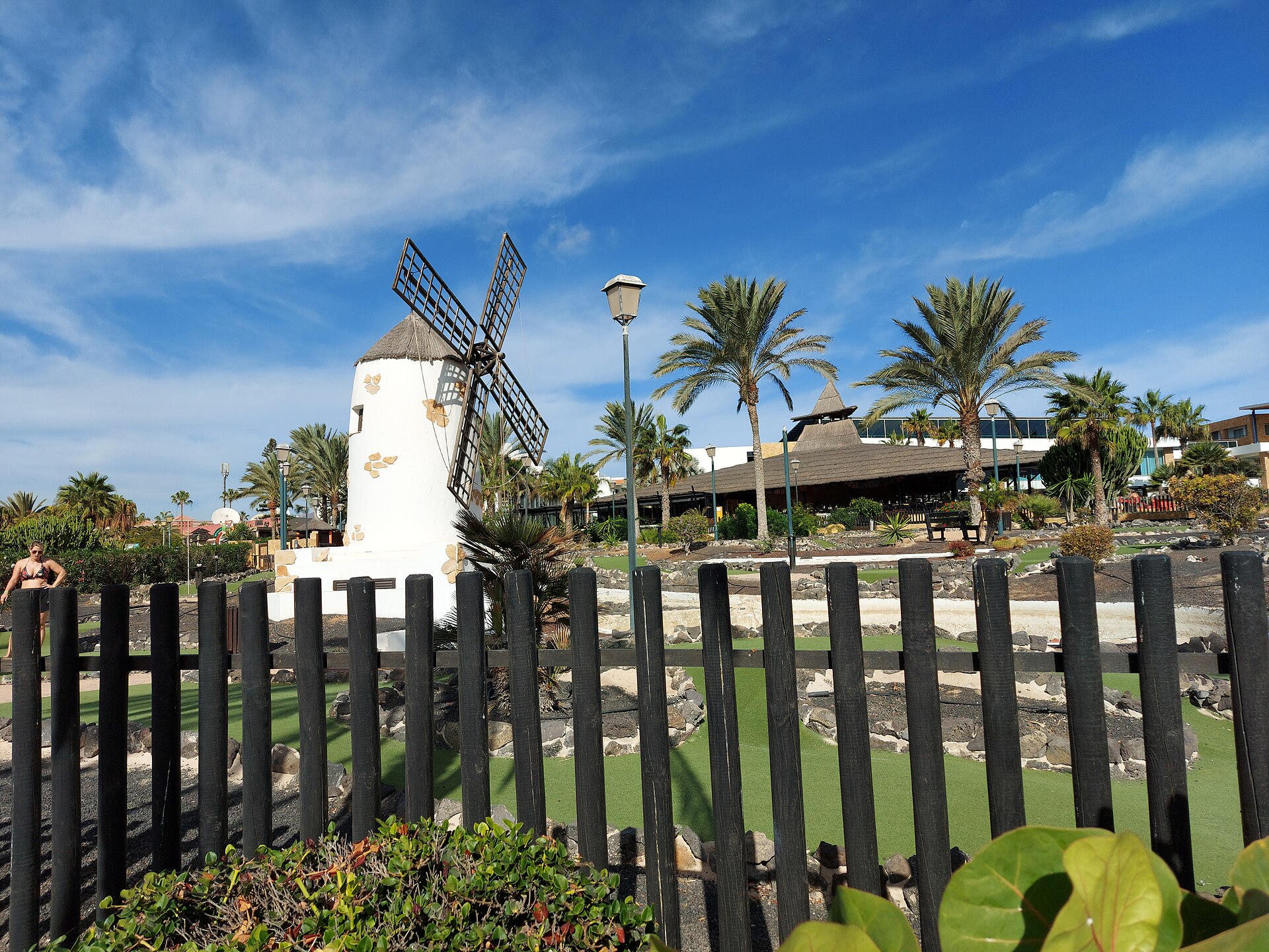 Molino en un complejo de Caleta de Fuste